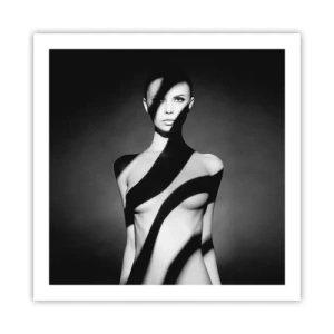 Affiche - Poster - Dans la brillance et l'ombre - 60x60 cm