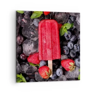 Impression sur toile - Image sur toile - Le goût d’un été chaud - 60x60 cm