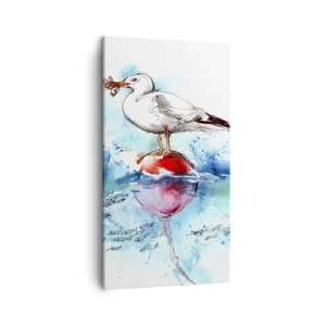 Impression sur toile - Image sur toile - Prise réussie - 45x80 cm