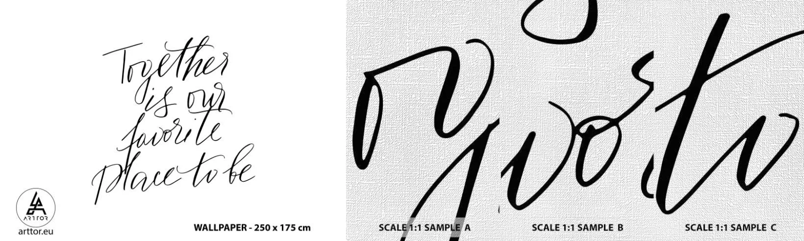 Échantillon de Papier Peint Premium Canvas - Vous aussi vous le sentez? - Typographie, Affirmation, Maxime - 100x30 cm