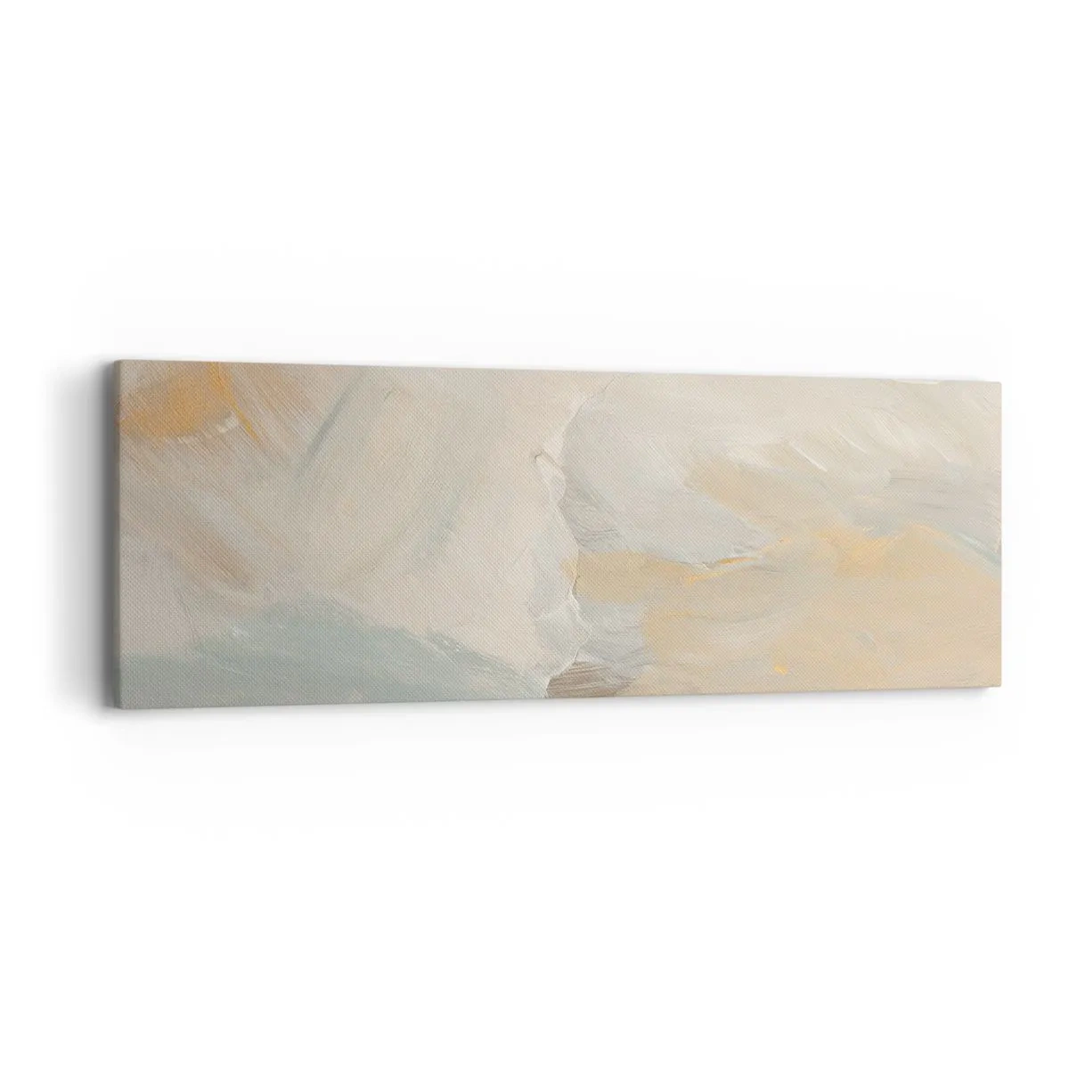 Impression sur toile - Image sur toile - Abstraction – le pays de la douceur - 90x30 cm