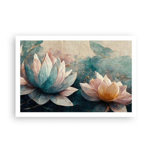 Affiche - Poster - Les étoiles du lac - 91x61 cm