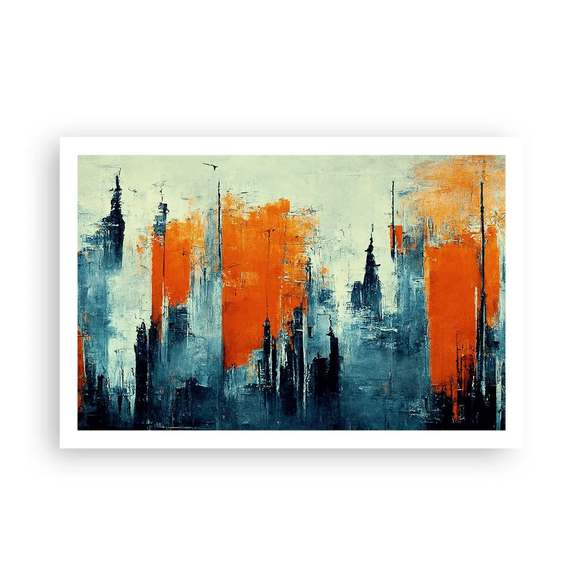 Affiche - Poster - Paysage moderne - 91x61 cm