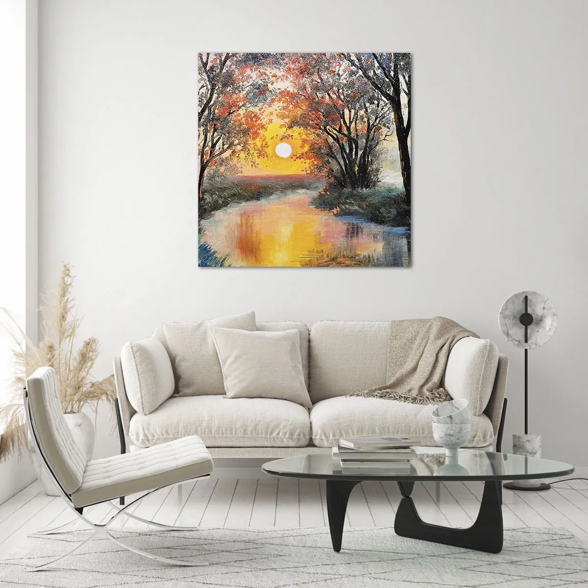 Impression sur verre - Image sur verre - Climats de printemps - 50x50 cm