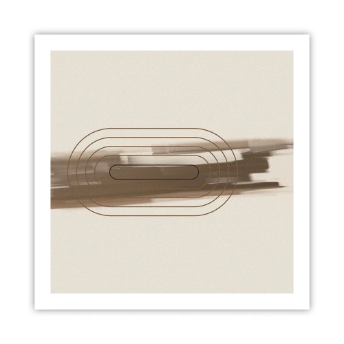 Affiche - Poster - Parfum de gris - 60x60 cm