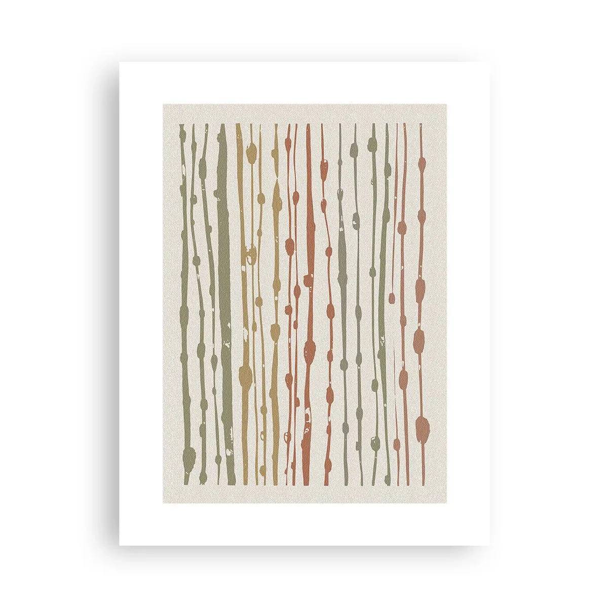 Affiche - Poster - Notation musicale des couleurs - 30x40 cm