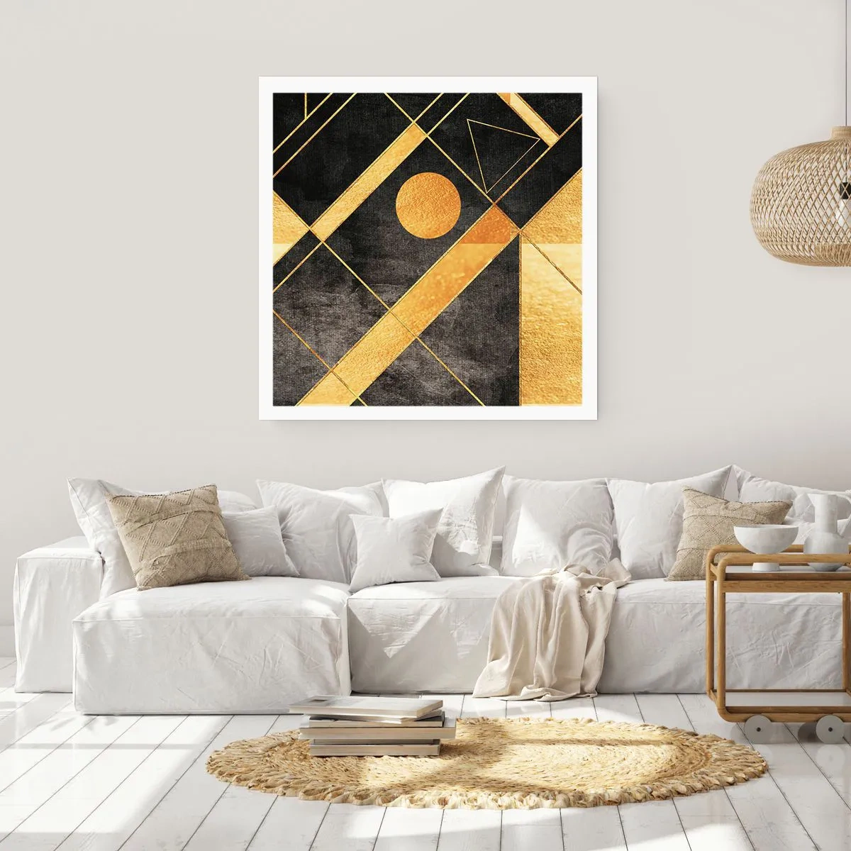 Affiche - Poster - Soleil du désert - 30x30 cm