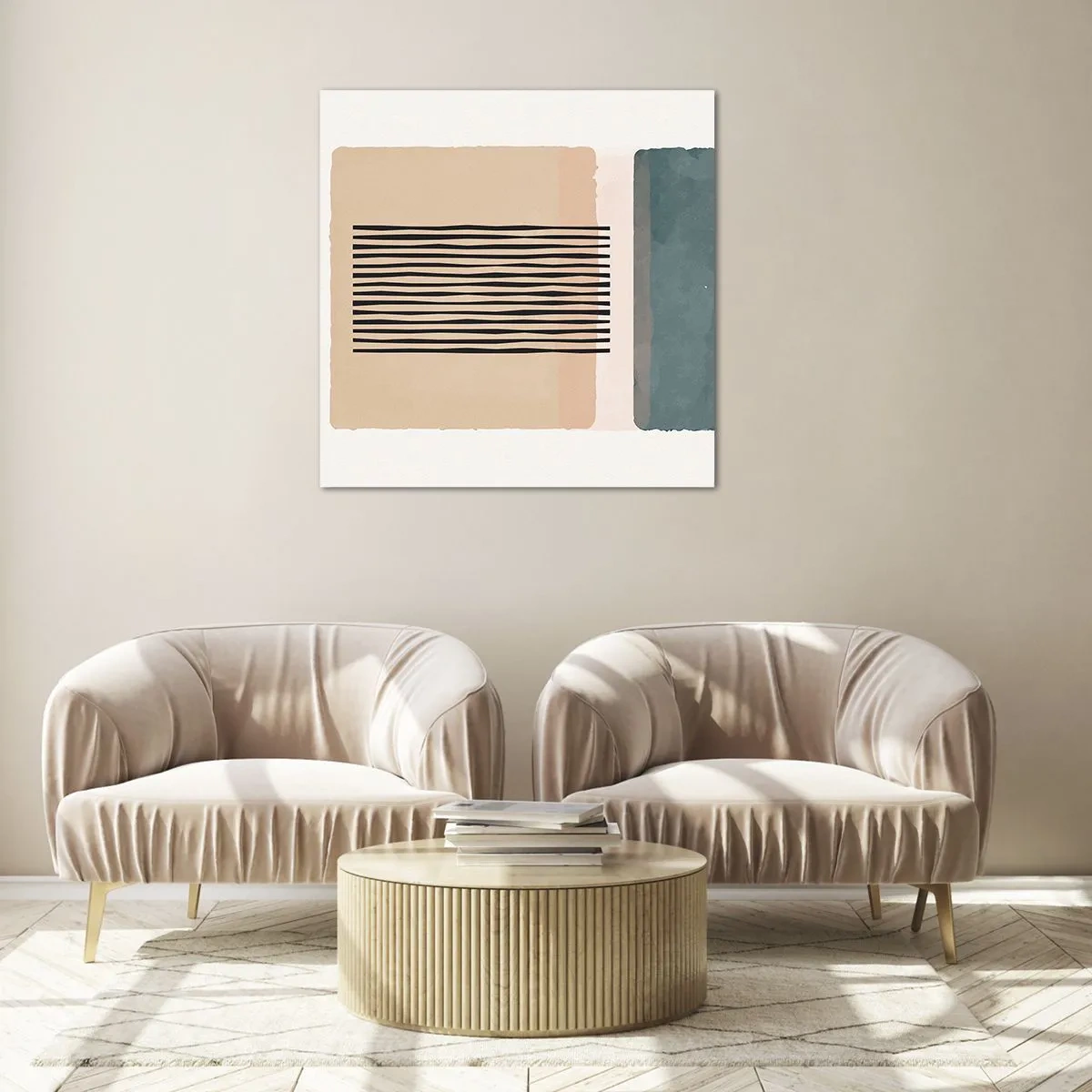 Impression sur verre - Image sur verre - Tout est en ordre - 30x30 cm