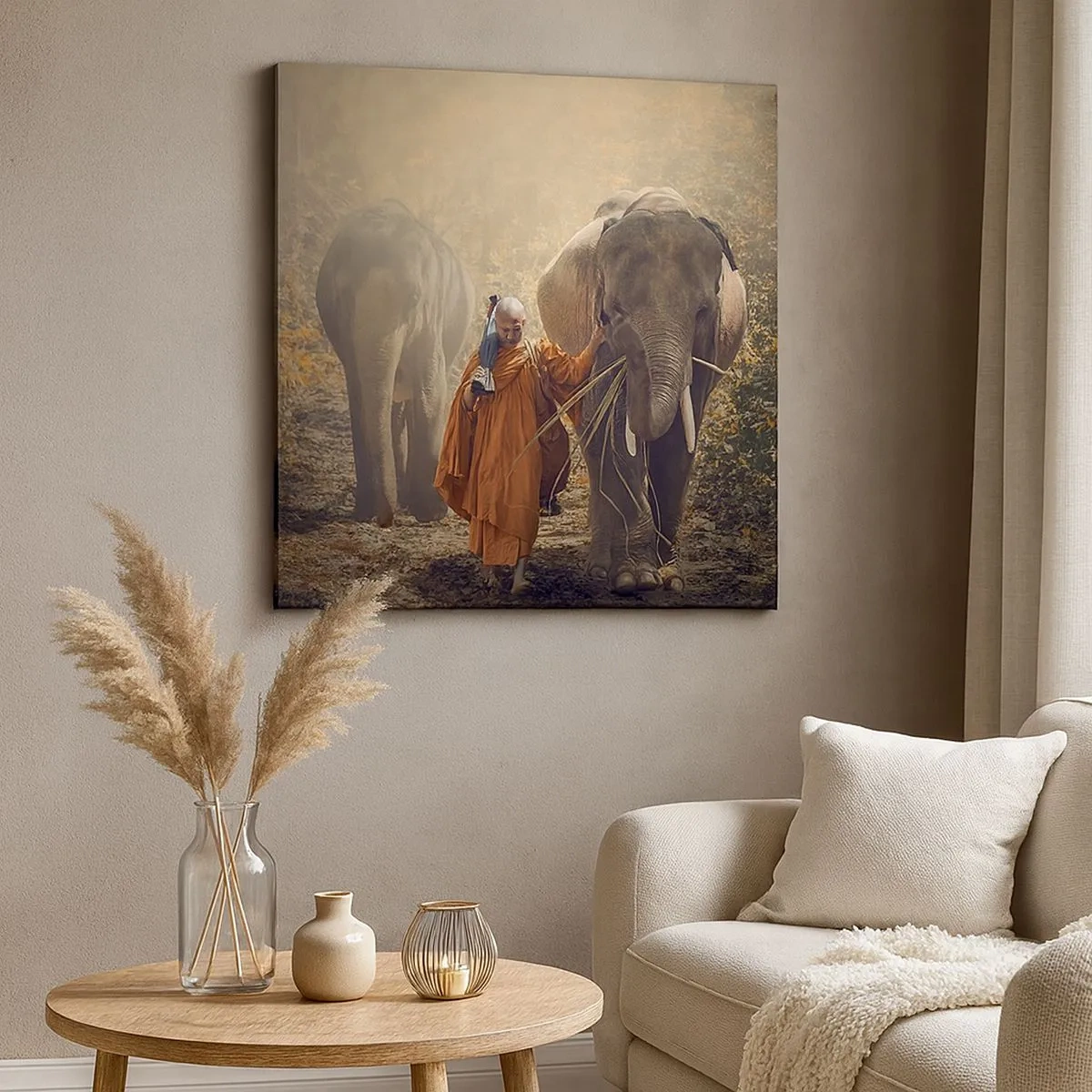 Impression sur toile - Image sur toile - Compréhension totale - 30x30 cm