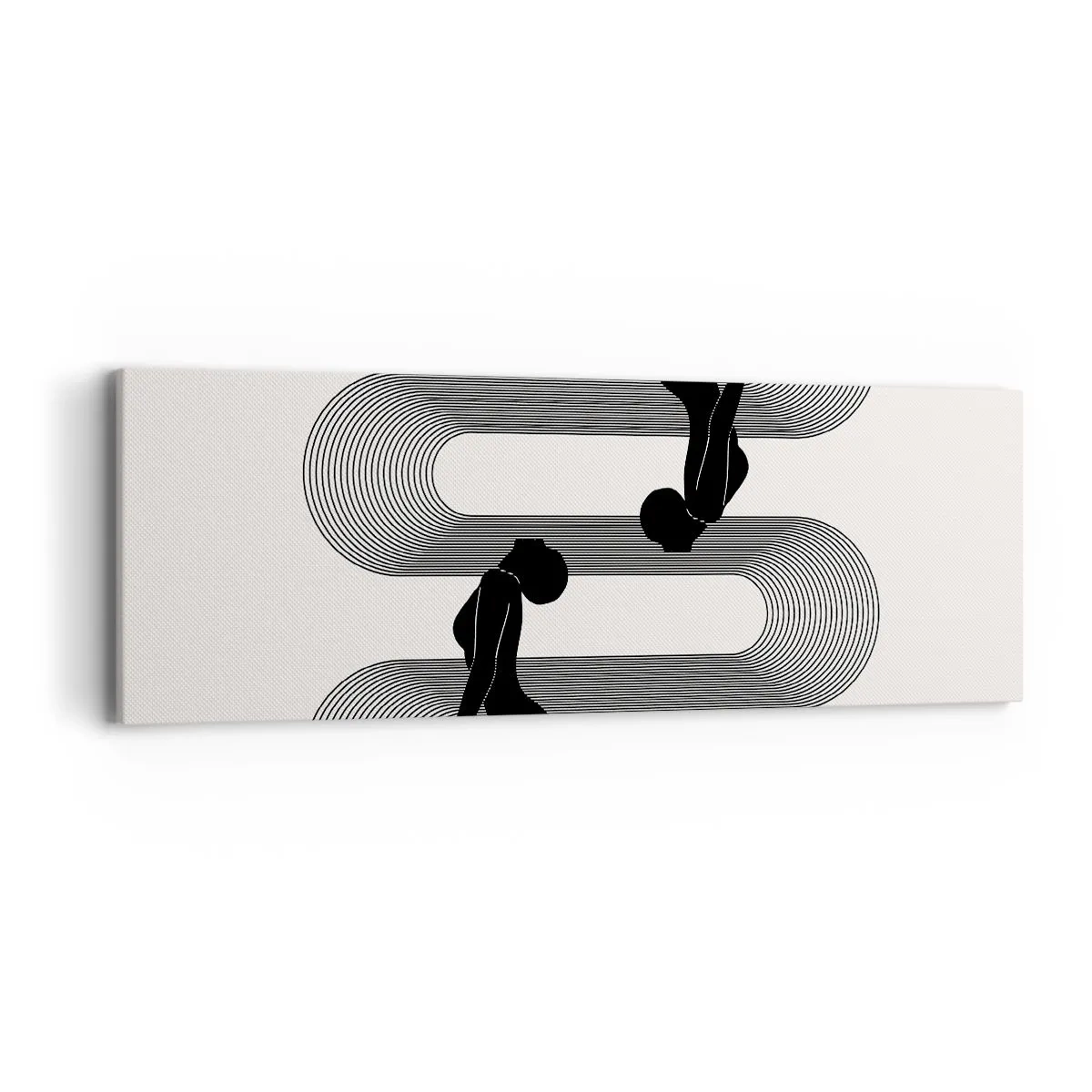 Impression sur toile - Image sur toile - Symétrie sensuelle - 90x30 cm