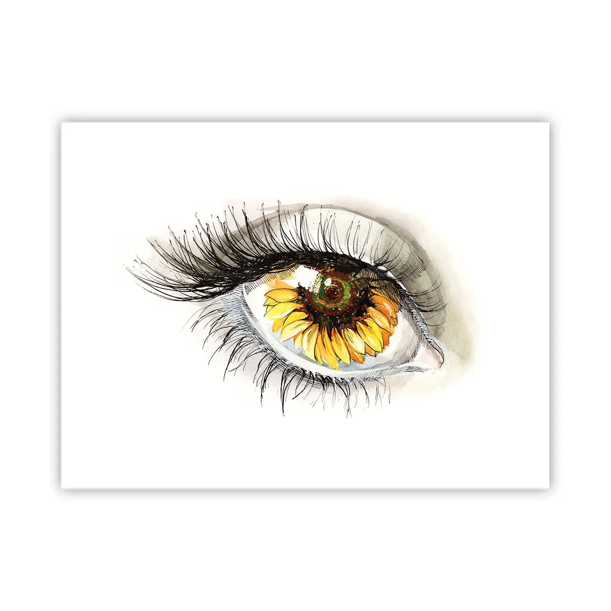 Affiche - Poster - Un look aussi chaud que l'été - 40x30 cm