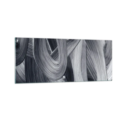 Impression sur verre - Image sur verre - La fluidité de la réalité - 100x40 cm