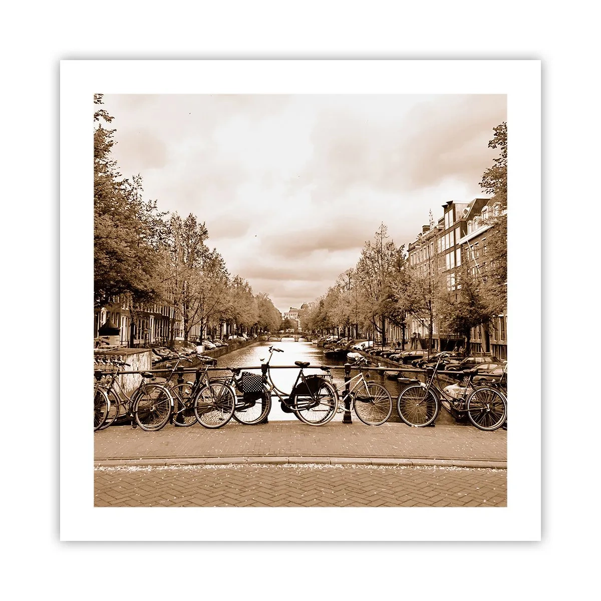 Affiche - Poster - Ambiance hollandaise - 50x50 cm