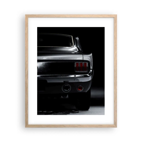 Affiche dans un chêne clair - Poster - Le charme du classique - 40x50 cm