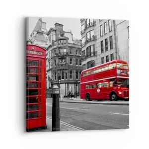 Impression sur toile - Image sur toile - Le plus rouge d'Europe - 30x30 cm