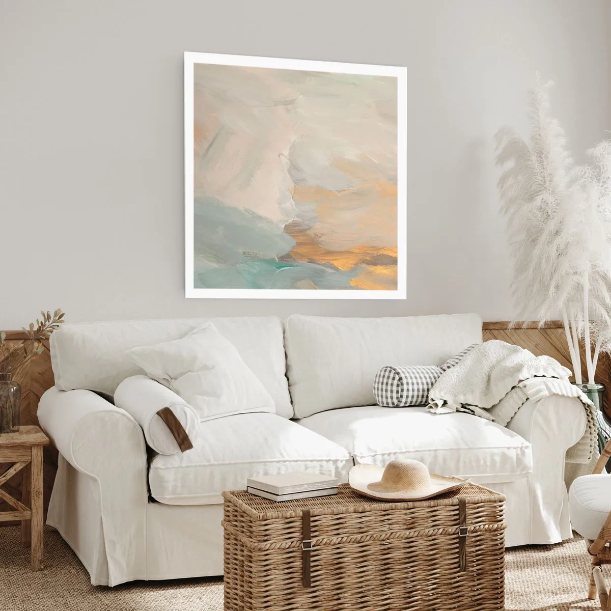 Affiche - Poster - Abstraction – le pays de la douceur - 40x40 cm