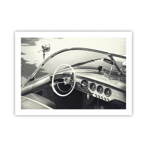 Affiche - Poster - Temps pour riche - 70x50 cm