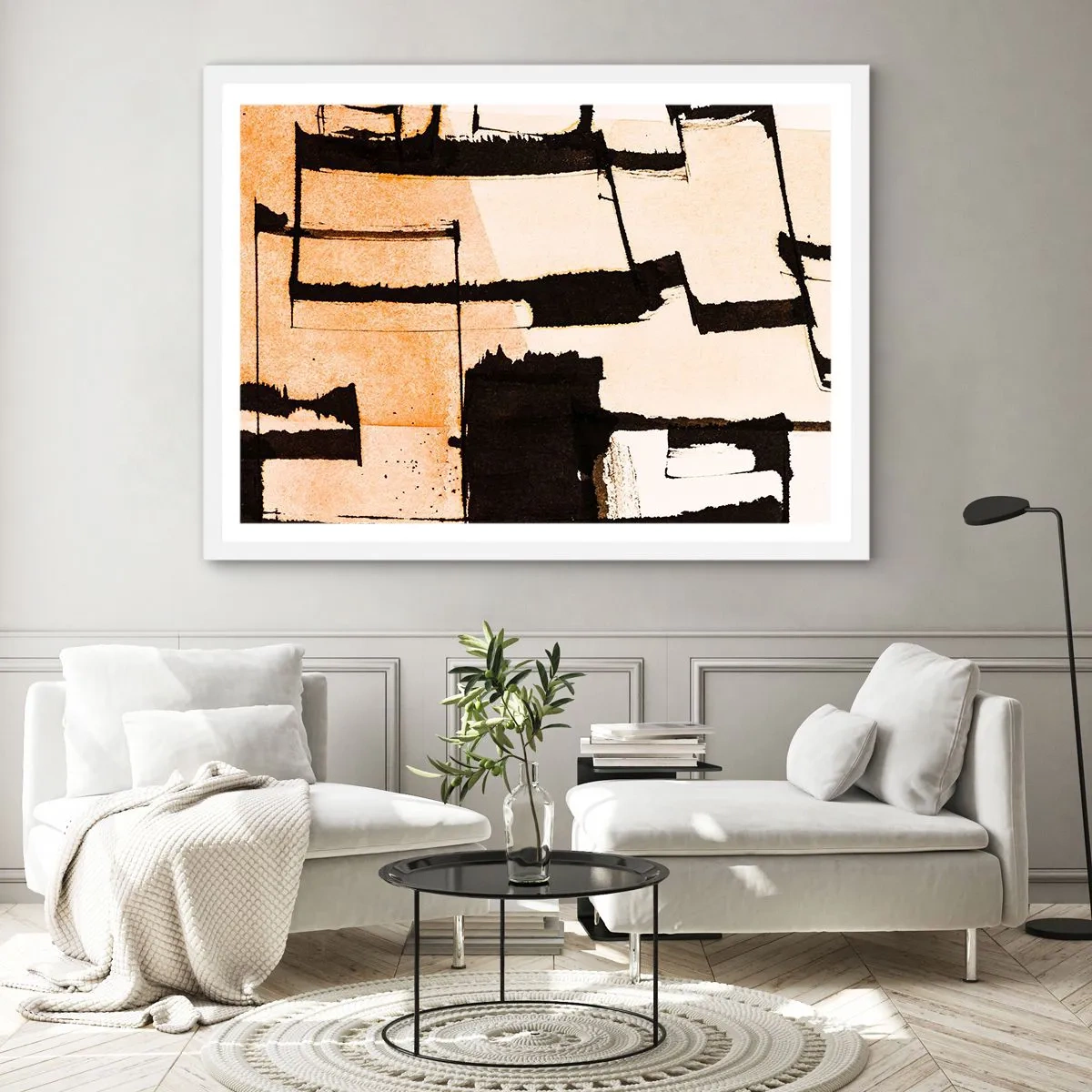 Affiche dans un cadre blanc - Poster - De l’ordre malgré tout - 91x61 cm