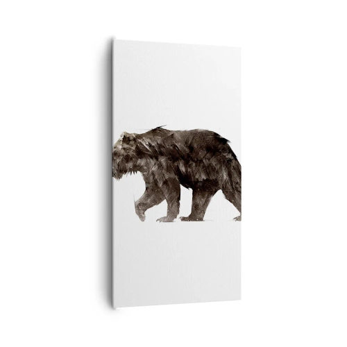 Impression sur toile - Image sur toile - Je porte toujours de la vraie fourrure ! - 65x120 cm