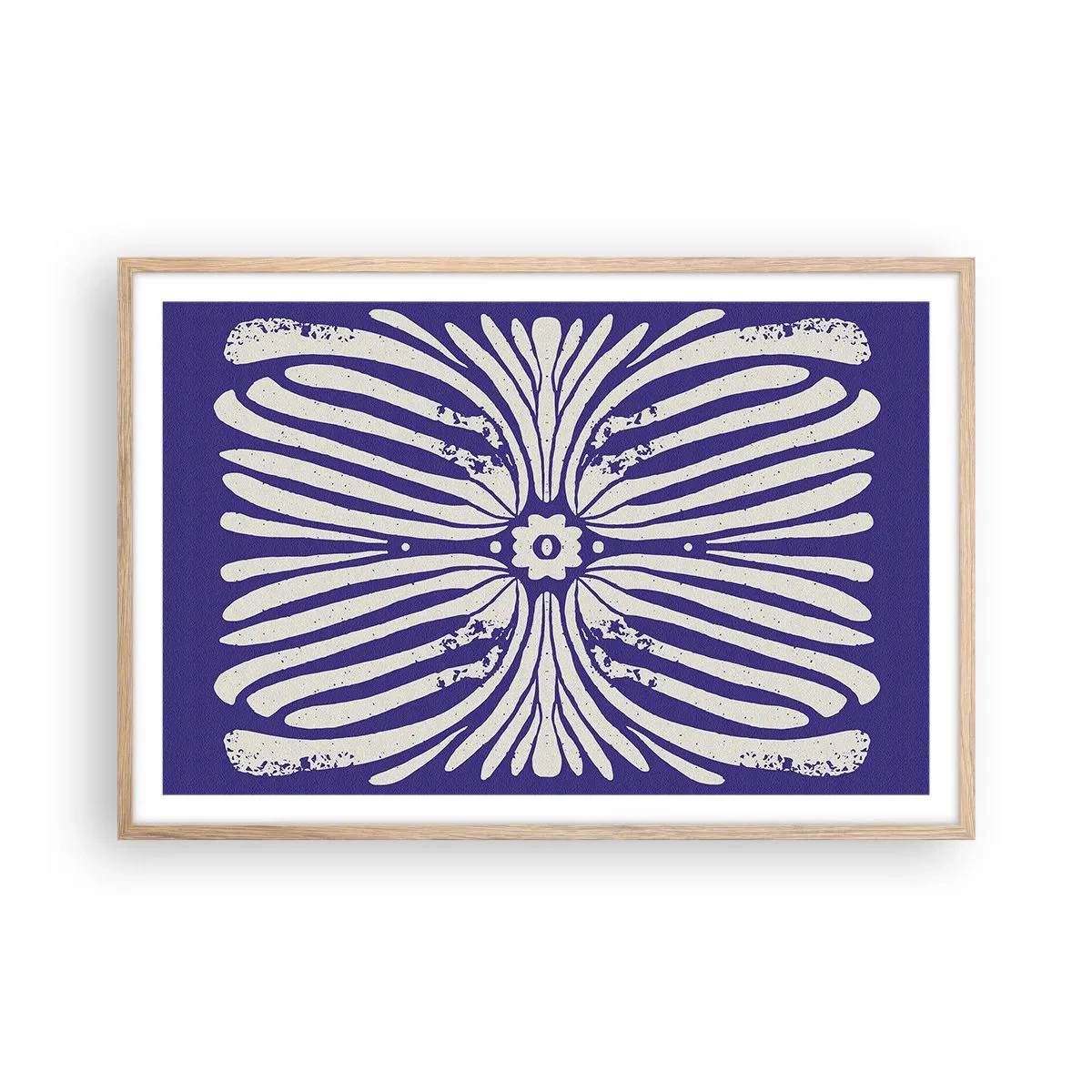 Affiche dans un chêne clair - Poster - Inspirations ethniques - 91x61 cm