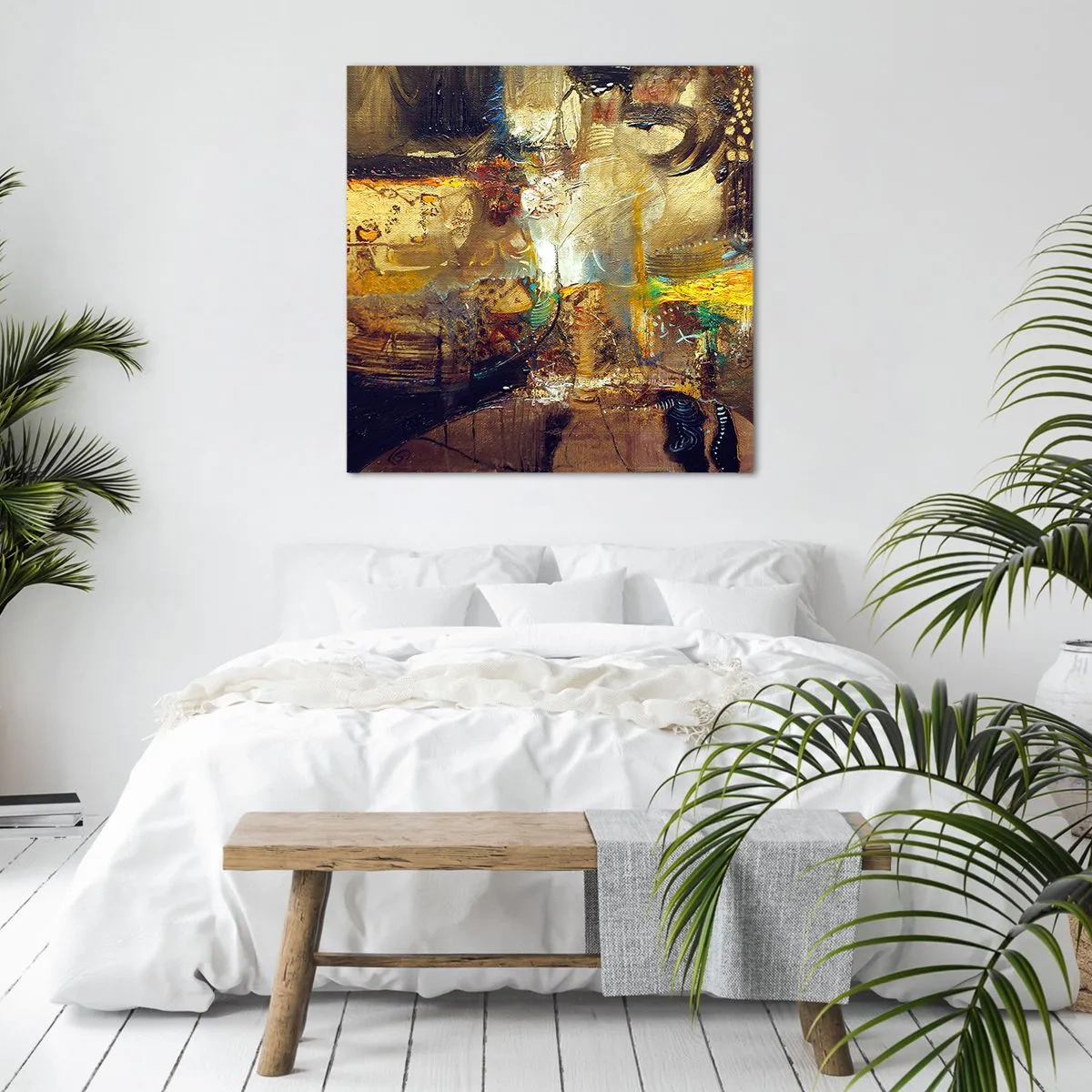 Impression sur toile - Image sur toile - Froid, tiède, chaud - 40x40 cm