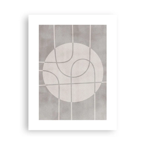 Affiche - Poster - Circulaire et tout droit - 30x40 cm