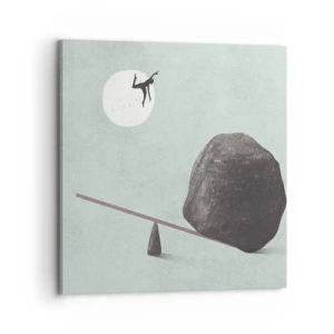 Impression sur toile - Image sur toile - Réalisation de ses rêves - 70x70 cm