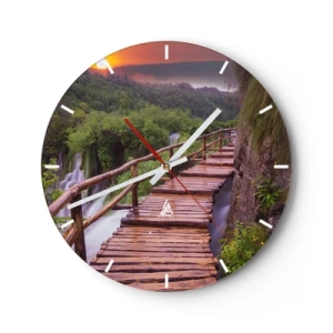 Horloge murale - Pendule murale - La beauté au-delà de la croyance - 40x40 cm