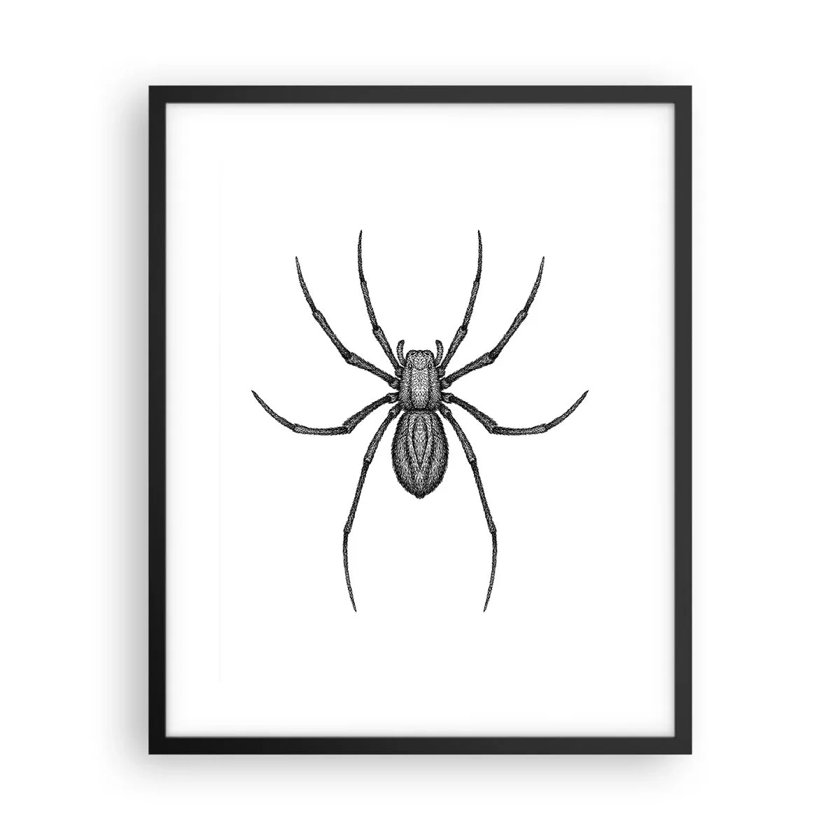 Affiche dans un cadre noir - Poster - Une précision troublante - 40x50 cm