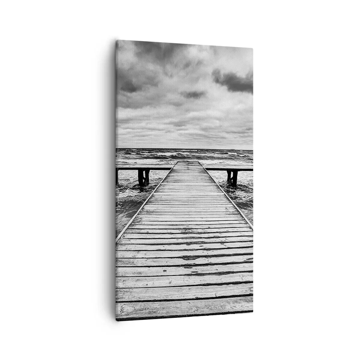 Impression sur toile - Image sur toile - J'attends que le vent, ça le chassera... - 55x100 cm