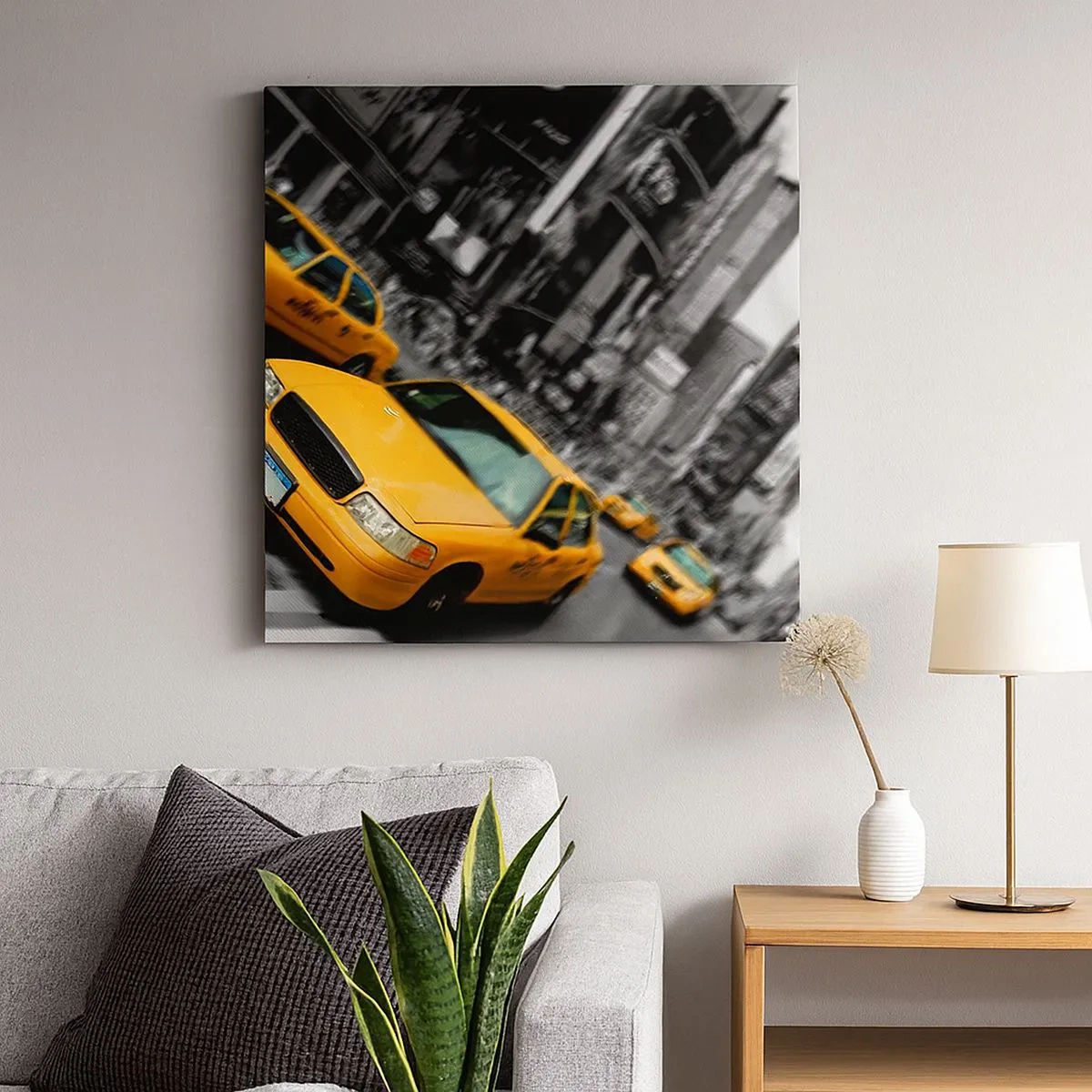 Impression sur toile - Image sur toile - Gouttes de soleil New-Yorkaise - 30x30 cm