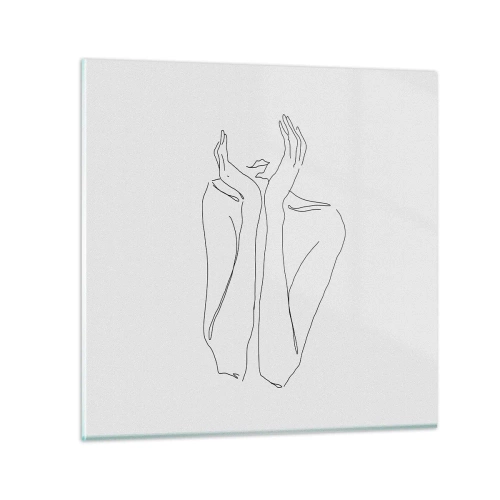 Impression sur verre - Image sur verre - De quoi rêvent les femmes - 30x30 cm