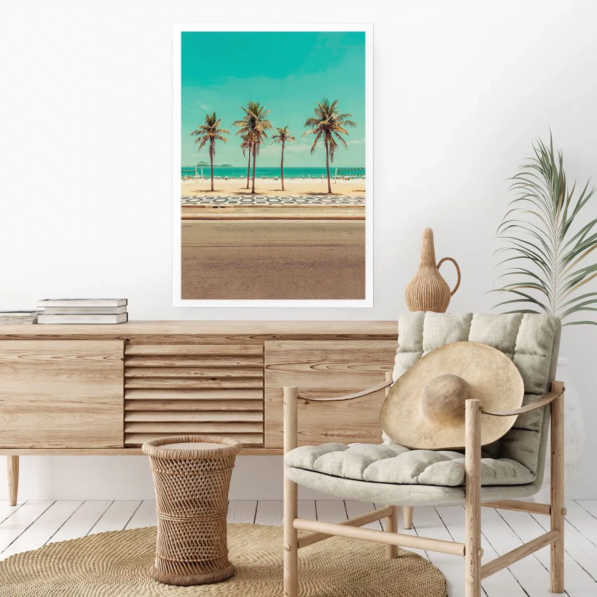 Affiche - Poster - Gardien de plage - 30x40 cm