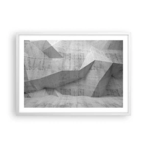 Affiche dans un cadre blanc - Poster - Un vrai challenge - 70x50 cm
