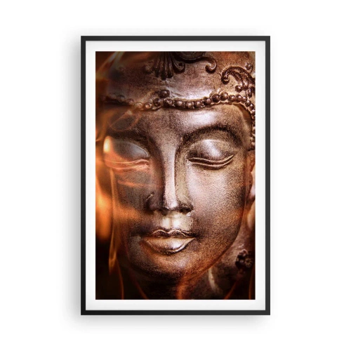 Affiche dans un cadre noir - Poster - Il n'existe qu'ici et maintenant - 61x91 cm