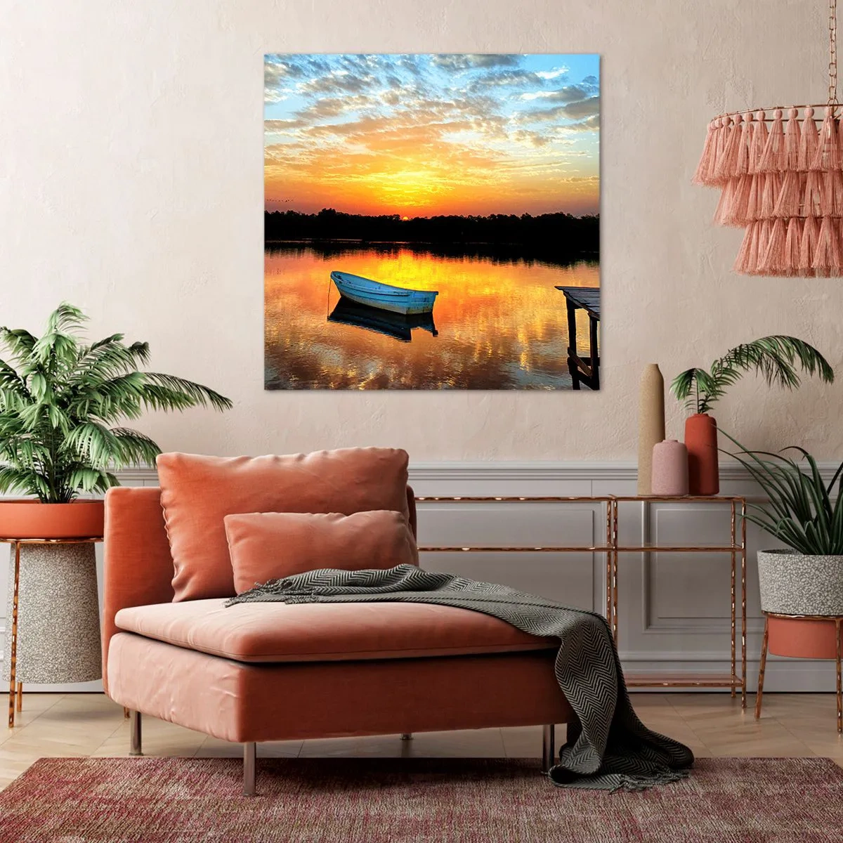 Impression sur toile - Image sur toile - Regardez, écoutez, méditez - 60x60 cm