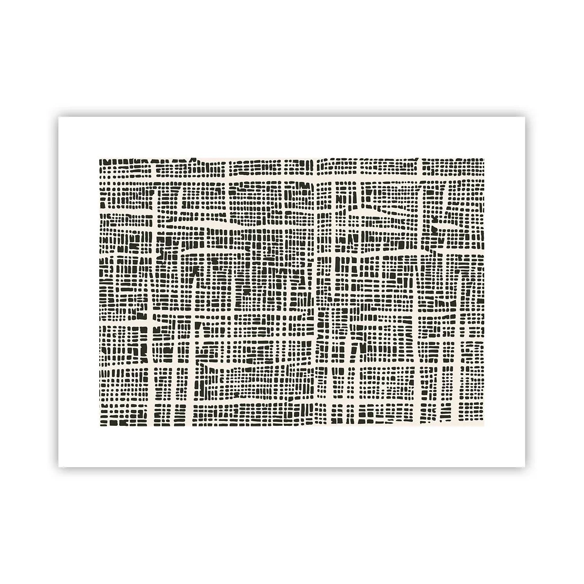 Affiche - Poster - Composition tissée - 40x30 cm