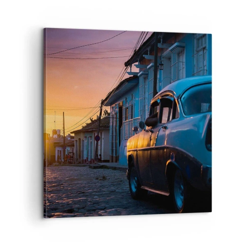 Impression sur toile - Image sur toile - Ici, le temps ralentit - 60x60 cm