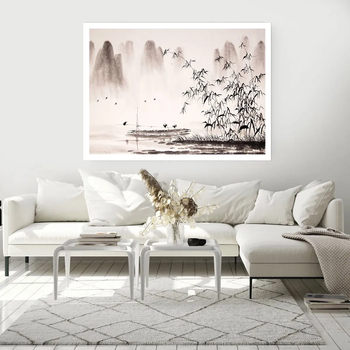 Affiche - Poster - Le silence des rizières - 50x40 cm