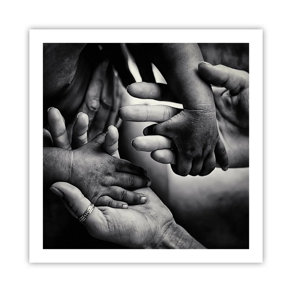 Affiche - Poster - Être humain - 60x60 cm