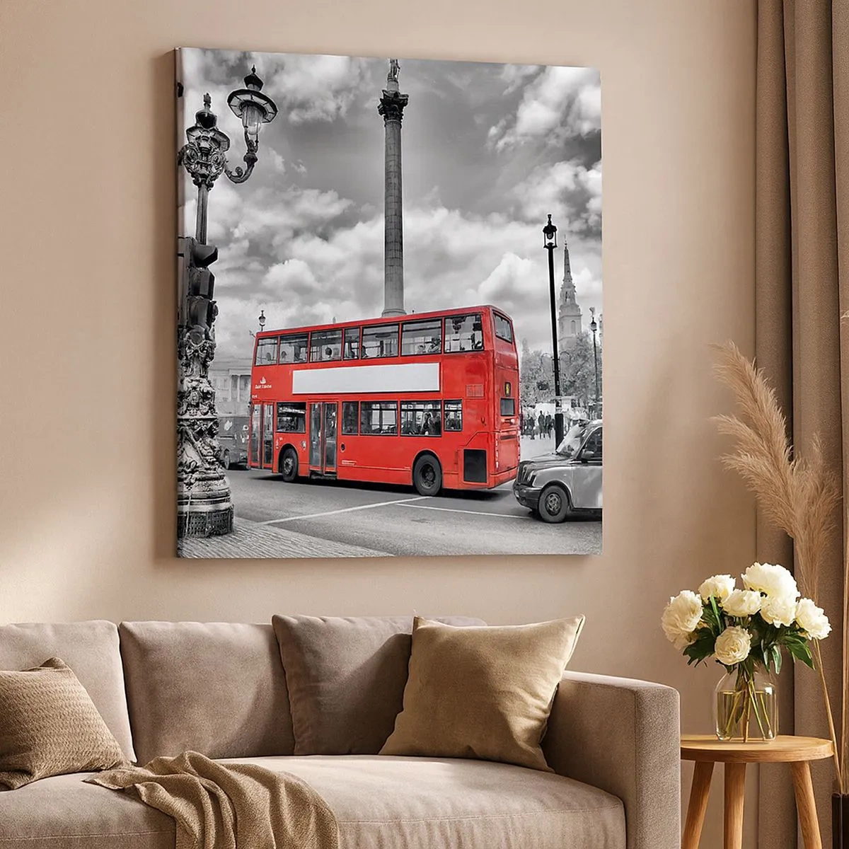 Impression sur toile - Image sur toile - La vraie circulation sanguine de la ville - 30x30 cm