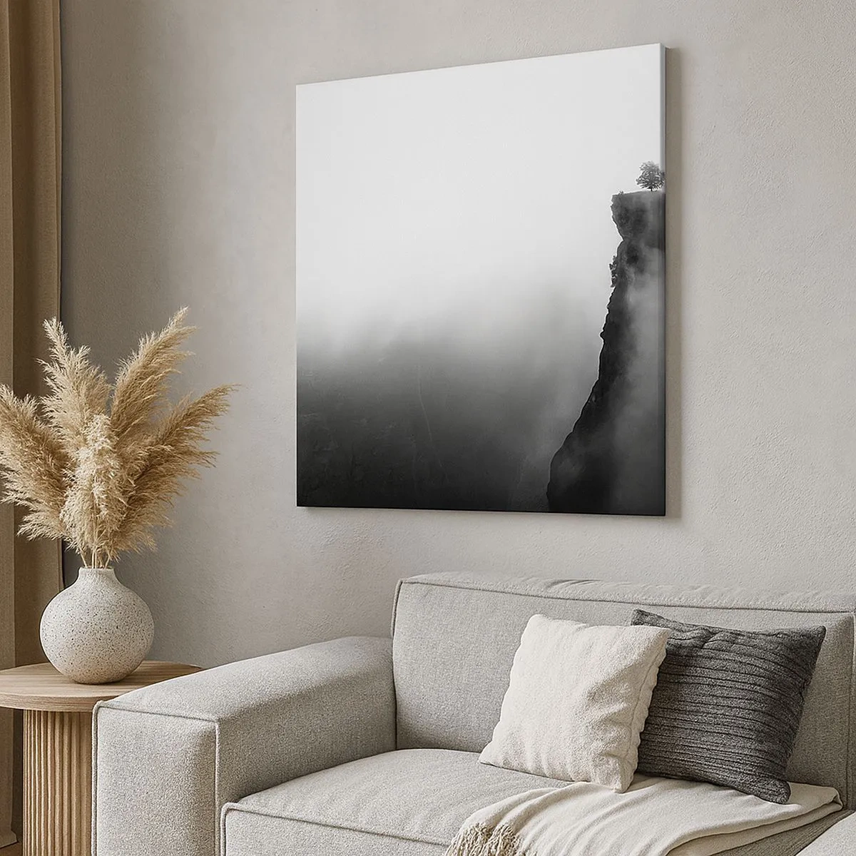 Impression sur toile - Image sur toile - Au bord du monde - 30x30 cm