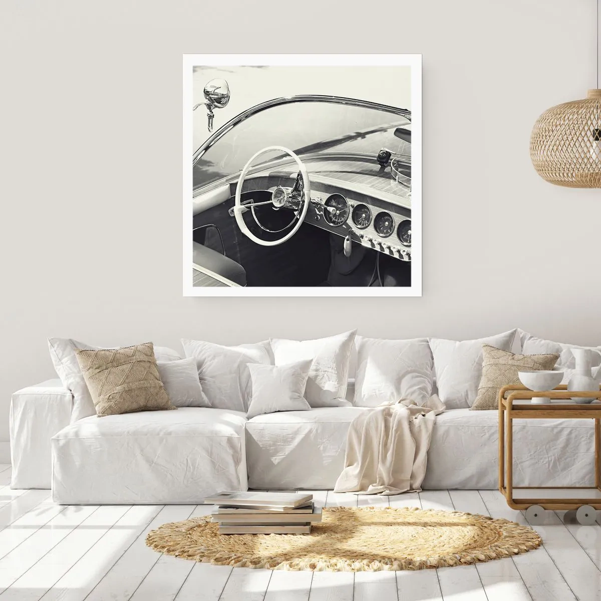 Affiche - Poster - Temps pour riche - 60x60 cm