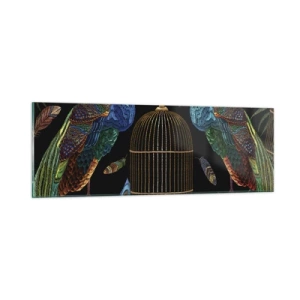 Impression sur verre - Image sur verre - En robes royales - 90x30 cm