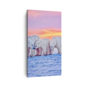 Impression sur toile - Image sur toile - La chaleur familiale suffit - 45x80 cm