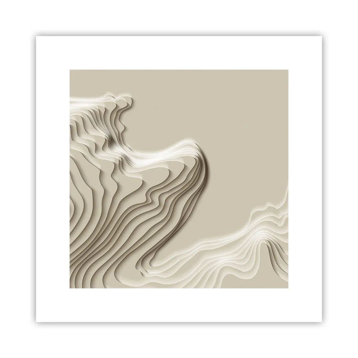 Affiche - Poster - Topographie artistique - 30x30 cm