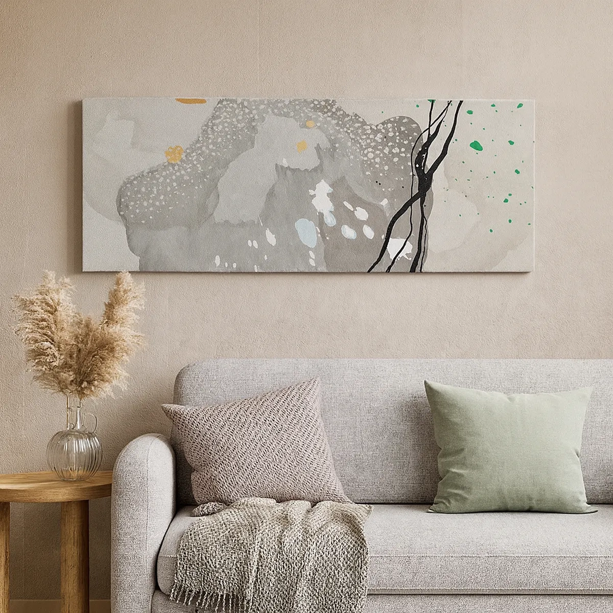 Impression sur toile - Image sur toile - Composition organique - 30x30 cm