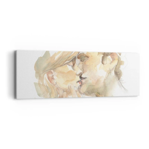 Impression sur toile - Image sur toile - A moitié trouvé ? - 90x30 cm