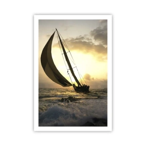 Affiche - Poster - Avec le vent et contre le vent - 61x91 cm