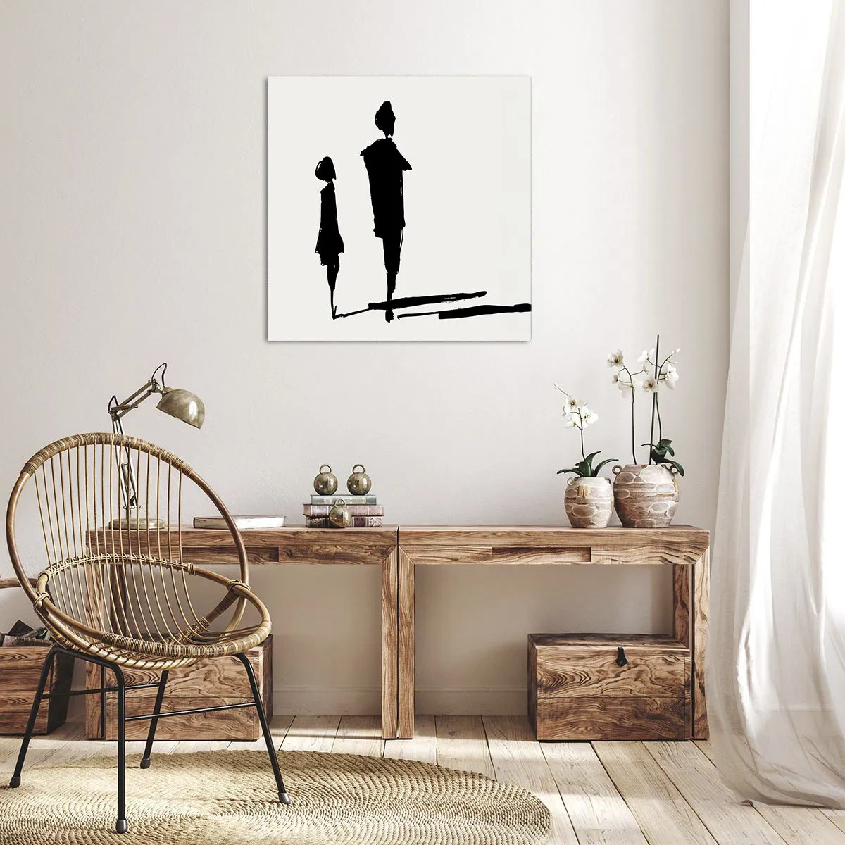 Impression sur toile - Image sur toile - Êtes-vous sûr qu'ils sont ensemble ? - 60x60 cm